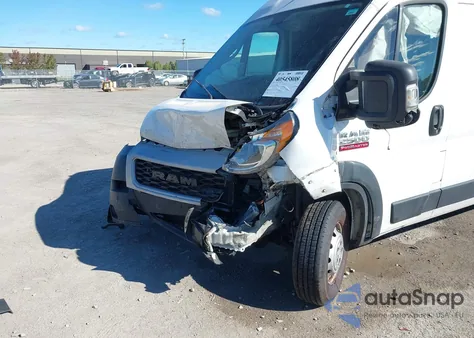 2019 Ram Promaster 2500 High Roof 159 Wb z USA, uszkodzony, nr VIN 3C6TRVDG4KE500459